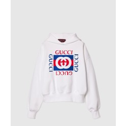 코튼 저지 프린트 스웨트셔츠