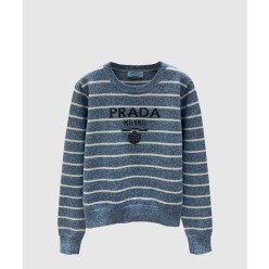 로고 니트 상의