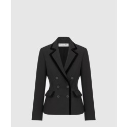 로고 쇼트 코트