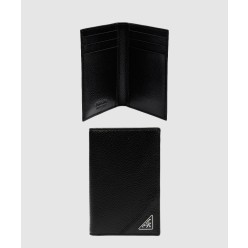 마이크로 그레인 트라이앵글 이중 카드지갑 2MC101