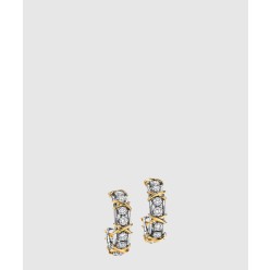 트웬티 스톤 후프 귀걸이