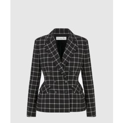 로고 쇼트 코트