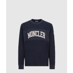 자수 로고 스웨트셔츠