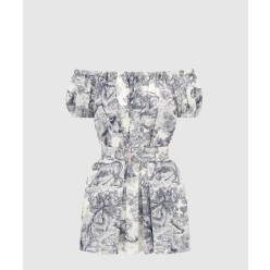 로고 니트 원피스