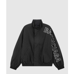 로고 자수 트랙 자켓