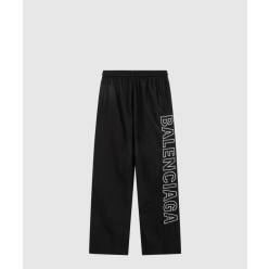 로고 자수 트랙 팬츠