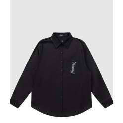 코튼 포플린 소재의 셔츠