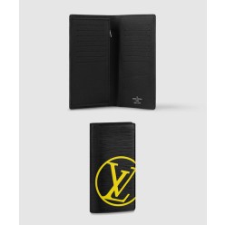 에삐 레더 LV 서클 로고 브라짜 월릿 장지갑  M67910