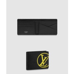 레터링 로고 반지갑 에피 가죽 지갑 M67907