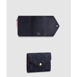 가죽 엠보 패턴 동전 카드지갑 중지갑 M64577