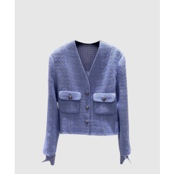 로고 쇼트 코트