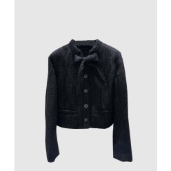 로고 쇼트 코트