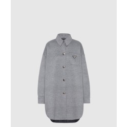 로고 프린트 셔츠 톱