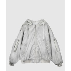 로고 집업 자켓