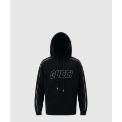 코튼 저지 후드 스웨트셔츠