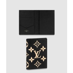 여권 케이스 레더 모노그램 엠보싱 여권 커버 지갑 M46290