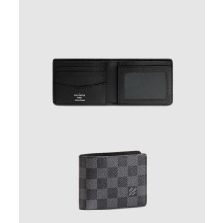 코팅 캔버스 지갑 M64002