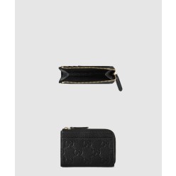 GG 엠블럼 지퍼 카드 케이스 815936