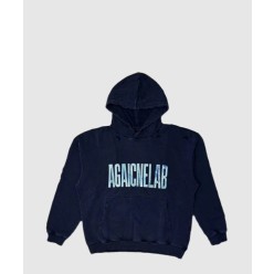 로고 프린팅 코튼 후드