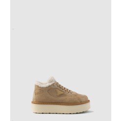 스웨이드 미드탑 스니커즈 1T725N