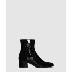 페이턴트 송아지 가죽 지퍼 부츠 360484