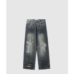 패치드 포켓 배기 진