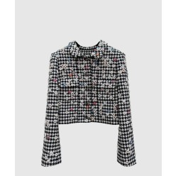 로고 쇼트 코트