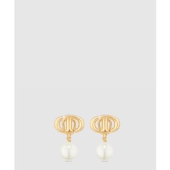 CD Navy 클립 귀걸이 E1876