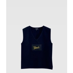 프린트 니트 톱