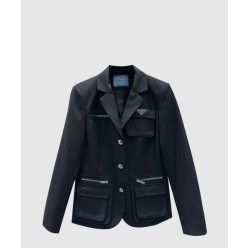 로고 쇼트 코트