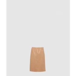 로고 하프 스커트