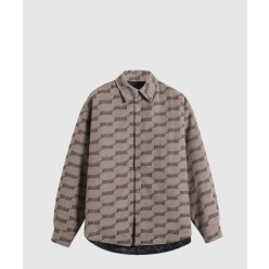 로고 프린트 재킷