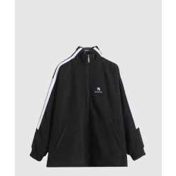 로고 집업 자켓