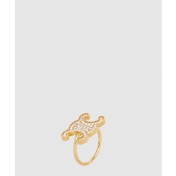 트리옹프 라인스톤 반지 460GO6