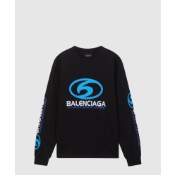 로고 프린트 크루넥 스웨트셔츠