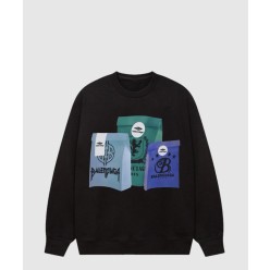 로고 프린트 스웨트셔츠