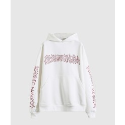 메탈 아웃라인 오버사이즈 후디