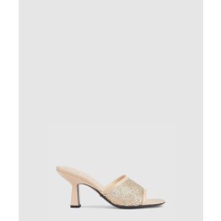 GG 미드힐 슬라이드 샌들 ‎747245