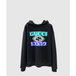 로고 프린팅 코튼 후드