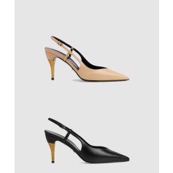 프리실라 레더 슬링백 펌프스  762378