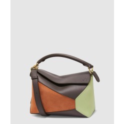 스웨이드 스몰 퍼즐 토트백