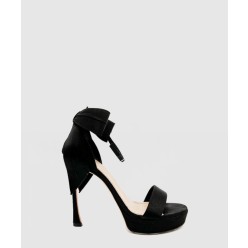 Mlle 새틴 리본 플랫폼 힐 KCQ93