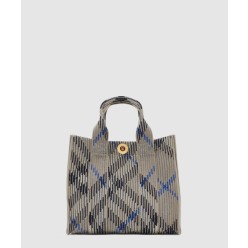 미니 체크 니트 토트 80904041