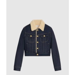 트러커 셔파 데님 원단 자켓