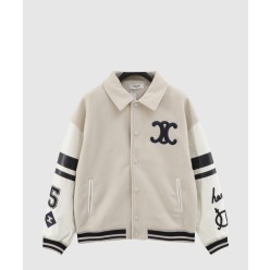 로고 프린트 재킷