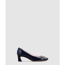 트럼펫 메탈 버클 펌프스 4481