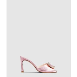 트럼펫 메탈 버클 뮬 6033