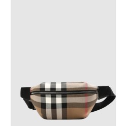 미디움 체크 벨트백 80845551