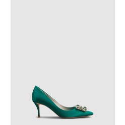 플라워 스트라스 버클 펌프스 4141