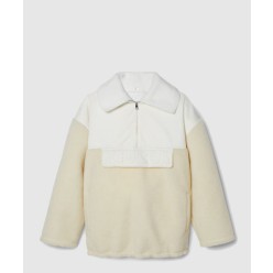 울 블렌드 플리스 지퍼 재킷